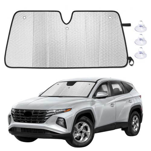 Image of EcoNour Foldable Sun Shade Fit for Hyundai Tucson 2022-2024 2025 2026