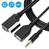 ✔【Compatibilité de connexion】 Le câble est compatible avec les lecteurs MP3, téléphones portables, tablettes et autres appareils dotés d'une prise audio 3,5 mm. Le port USB offre une charge rapide pour votre appareil.