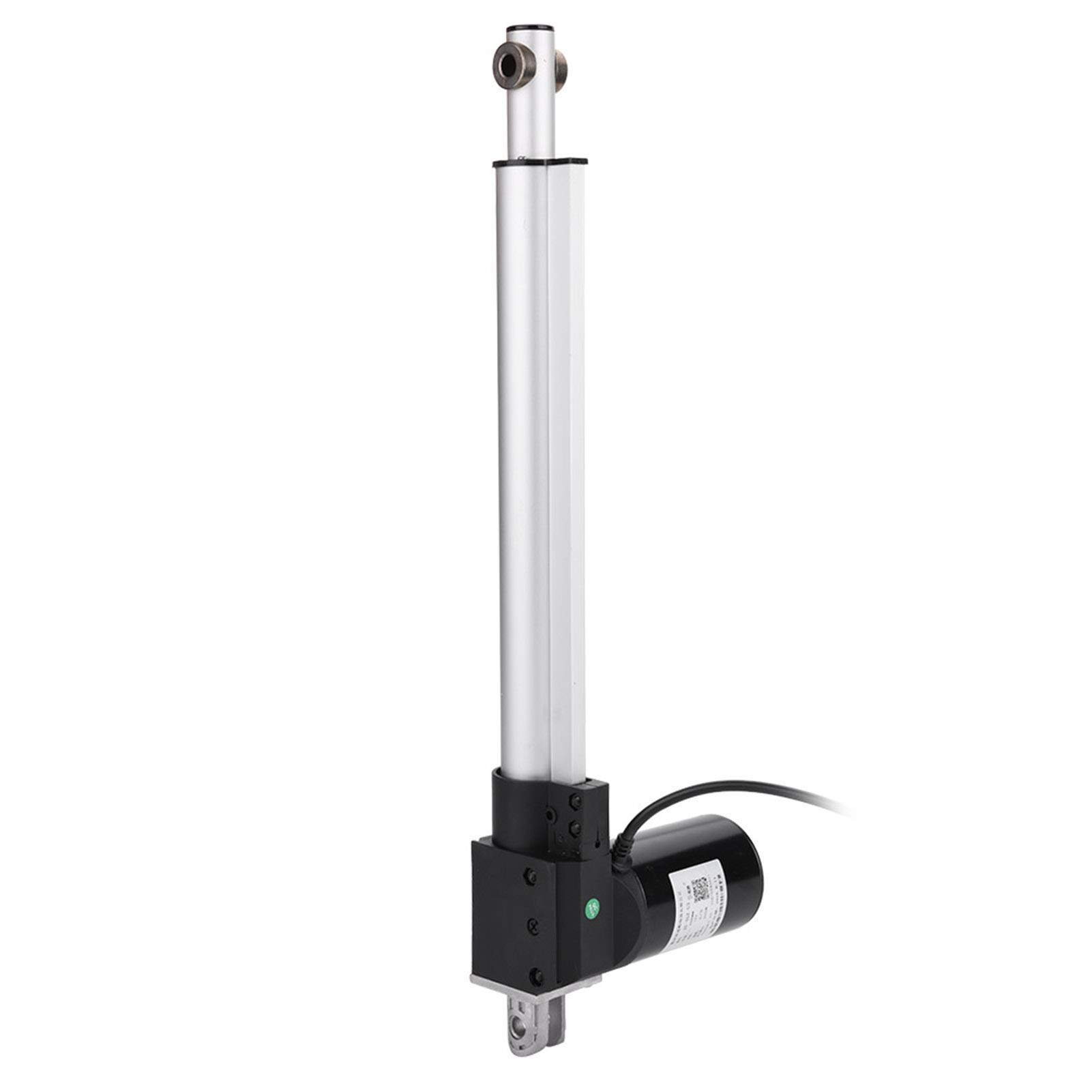 Actuador eléctrico de servicio pesado, actuador lineal de 12 V, actuador lineal eléctrico de 12 voltios, motor eléctrico de carrera de elevación máxima de 6000N para coche auto (400 mm)