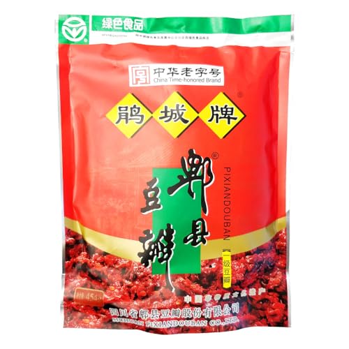 Juan Cheng Pi Xian Chilli and Broad Bean Paste (Douban) 454g - Authentic Chinese Hot Chilli and Broad Bean Paste for Cooking