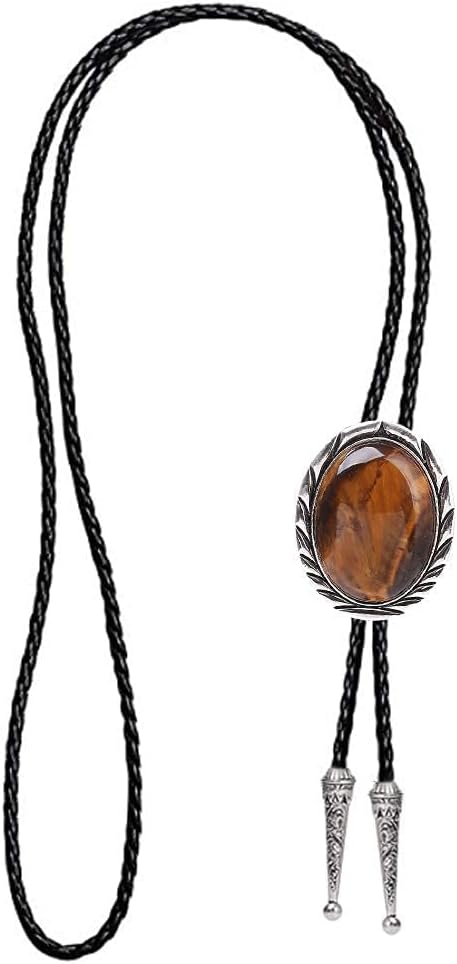 HUABOLA CALYN Bolo tie for Men- Unique Luminous Stone Native American White 3D Scorpion Animal Bolo ties Handmade - Image 5