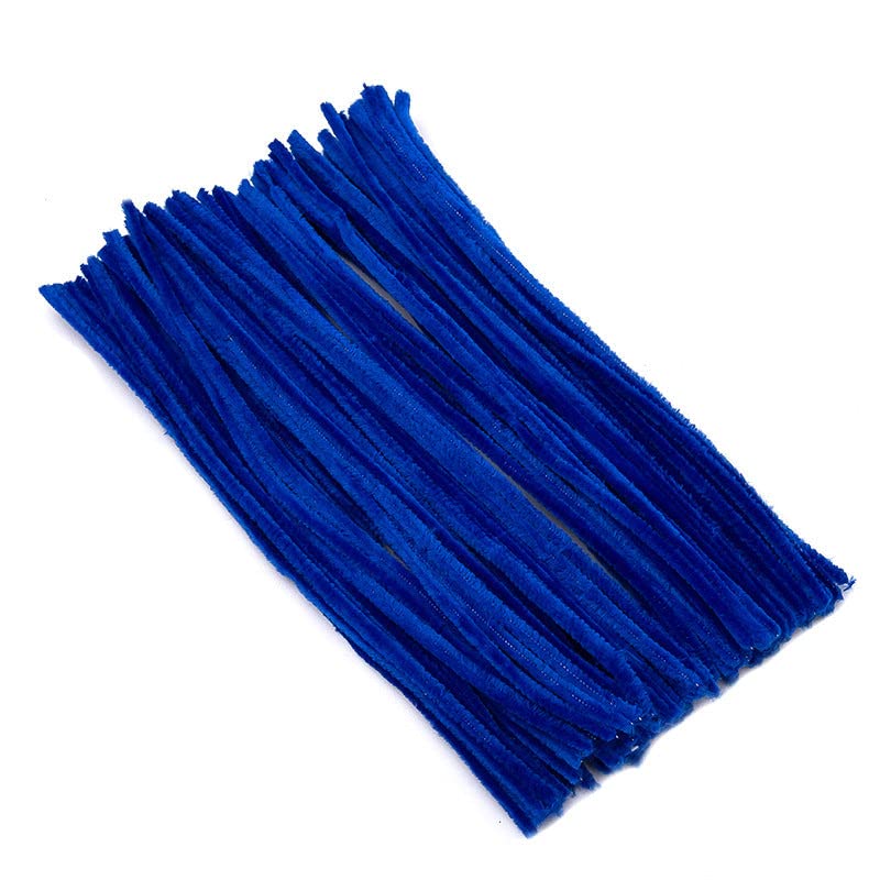 Pack of 25/50/100/250/500 30cm Pipe Cleaners for Arts & Crafts [Dark Blue, Pack of 250] — image 1