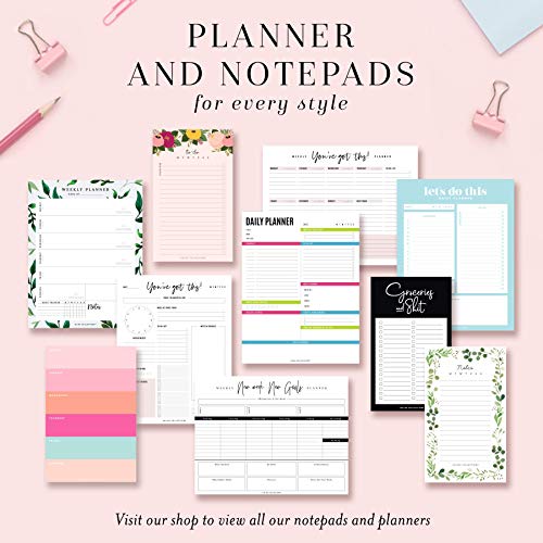 Bliss Collections To Do List Notepad, You've Got This, Magnetic Weekly And Daily Planner For Organizing And Tracking Grocery Lists, Appointments, Reminders, Priorities And Notes, 5"X7" (50 Sheets) #TOP4