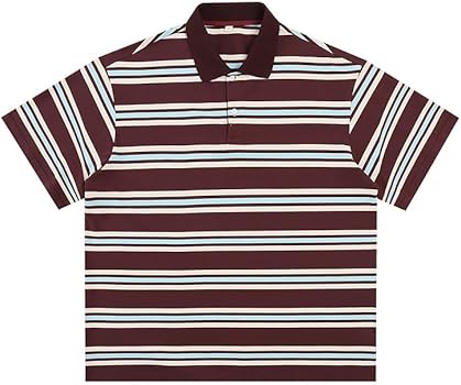 トップス 00s archives Zip design polo shirts y2k 2025 Camiseta polo masculina listrada Y2K Color Block Camisetas de
