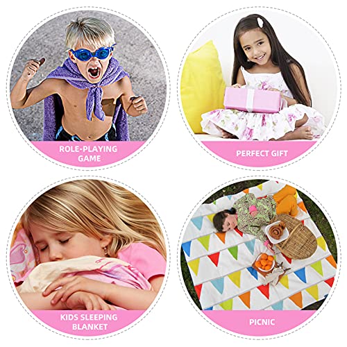 Bangsaur Kids Hooded Bath Beach Towel, 100% Cotton 50"X30" Wrap, Toddlers Girls Boys 3-12 Years Coverup(Rainbow Unicorn) #TOP3