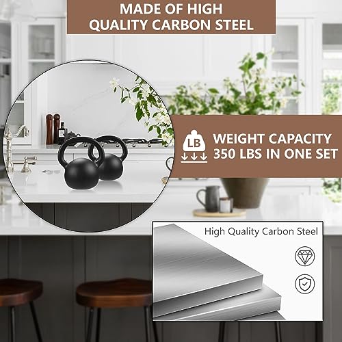 LCGP Countertop Support Brackets, 3 Piece 15" Long Solid Heavy Duty Steel Concealed Kitchen Island Brackets for Granite, Marble, Artificial Stone, Concrete and Laminate Countertop DIY Project by LCGP - Image 4