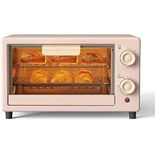 Mini Oven Air Fryer Toaster Electric Oven Multifunctional Table Oven Cooking Automatic Heating House Bread Biscuits Pizza Capacity Pink [Energy Class A]