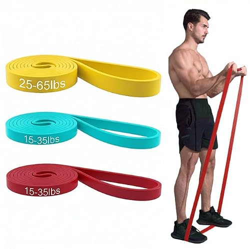 Pull Up Bands, Resistance Bands, Pull Up Assistance Band Exercise Bands for Men & Women Working Out, Body Stretching, Physical Therapy, Muscle Training - Multicolor