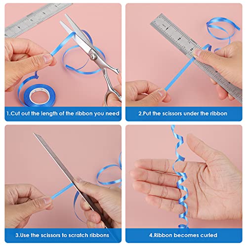 30Roll Ribbon For Balloons 15 Colors Curling Ribbon Christmas Curling Ribbon For Balloons Curling Ribbons For Gift Wrapping Party Wedding Decoration Balloon String Ribbons For Florist Flower #TOP2