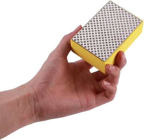 Miniatura 6 de Kakalote Almohadilla de pulido a mano de diamante, almohadillas de lijado de diamante, almohadilla de pulido de azulejos de mármol para piedra,