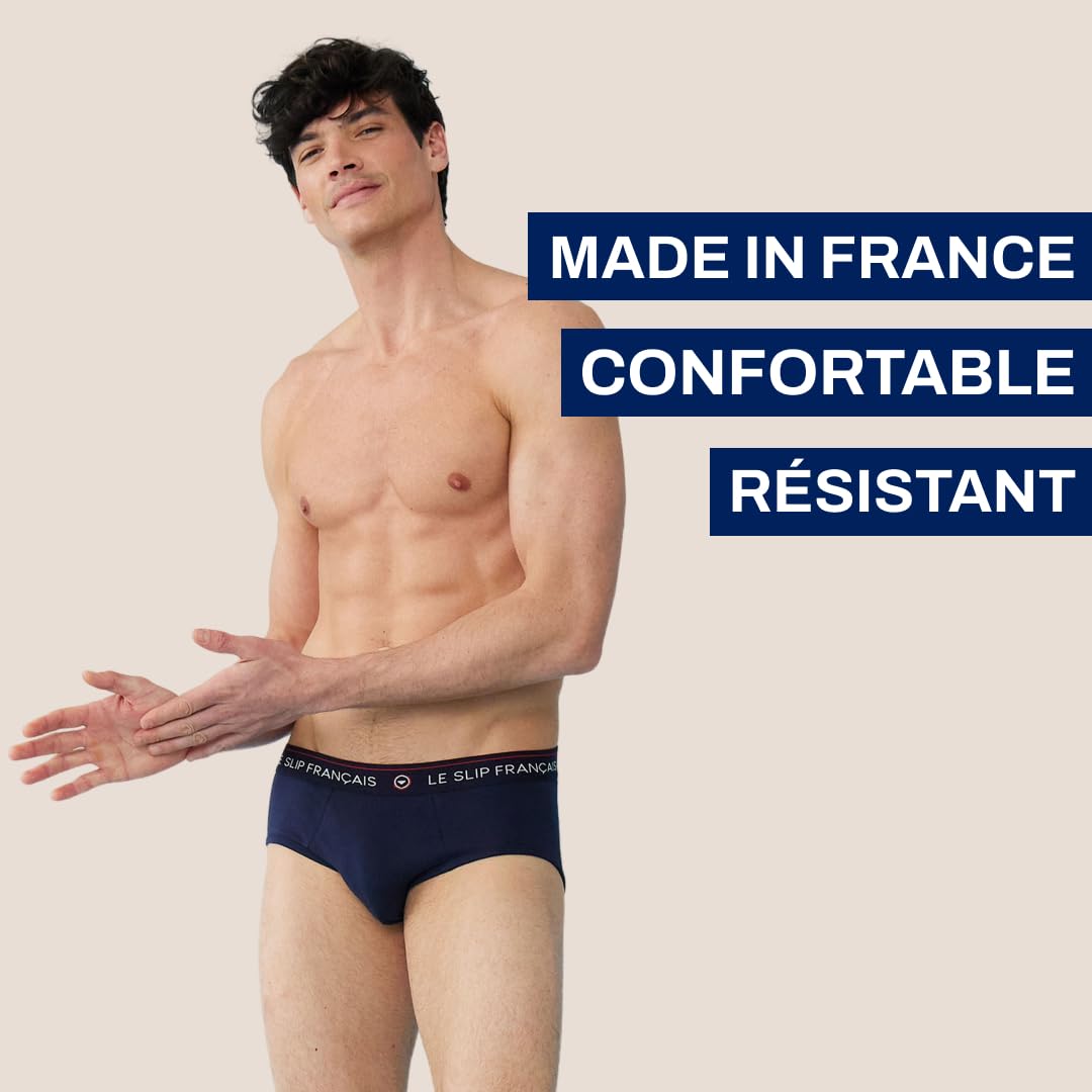 Le Slip Français - Lot de 5 Slips en Coton 100% Made in France