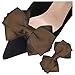 2 Stück Schleife Schuhclips Schuhe Dekoration Charms Abnehmbare Schuhclips für Brautparty Hochzeit Mode Tragen Geschenk Kaffee