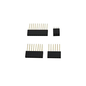 2.54mm Stackable Female Pin Header Kit for Shield Projects, 110Pcs