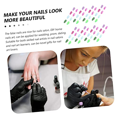 Beavorty 4 Caixas De Unhas Falsas Decoração De Caixão Enfeites De Unhas Decoração De Casamento Dicas