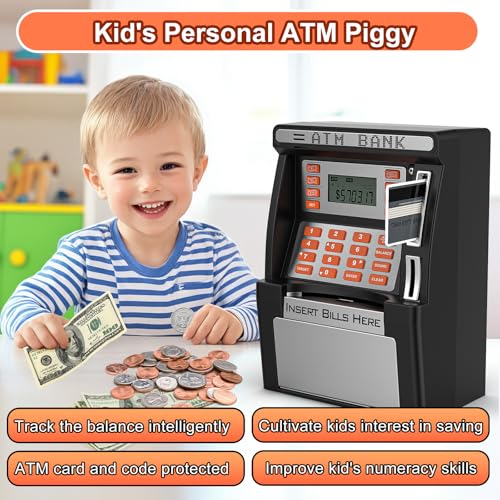 Heuceou Atm Piggy Bank For Kids thumb #3