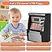 Heuceou ATM Piggy Bank for Kids, Upgraded Power-Off Memory Function for Real Money Safe with Debit Card,Coin Recognition,Bill Feeder,Balance Calculator, Kids ATM Machine for Boys Girls