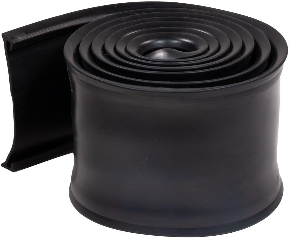Mytee Products 3" Fuel Tank Strap Isolator for Semi Trucks - 25 ft. Length, Black