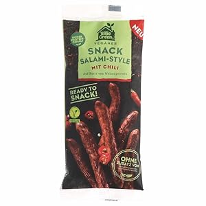 Billie Green Veganer Snack Salami-Style Chili, 75 g