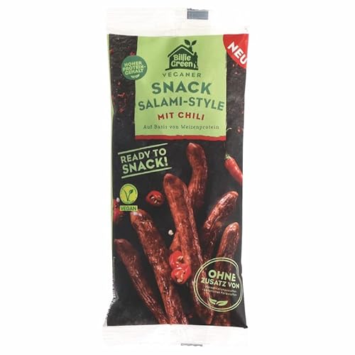 Billie Green Veganer Snack Salami-Style Chili, 75 g