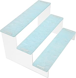 VILLFUL 2Pcs Expositor De Desktop Shelf Acrylic Model Acrílico Niveles Storage Rack Collection Display Stand -Tier -Tiered Elevador Riser Exhibición Estante Handicraft