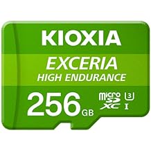 Kioxia 256GB microSD Exceria Heavy Duty Flash Memory Card U3 V30 C10 A1 Read 100MB/s Write 85MB/s LMHE1G256GG2
