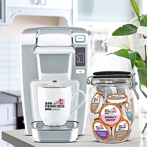 San Francisco Bay Compostable Coffee Pods - Assorted Variety Pack (80 Ct) K Cup Compatible Including Keurig 2.0, Donut Shop, Colombian, Hazelnut, Espresso #TOP6