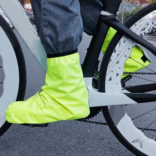 Cubiertas reflectantes antideslizantes para zapatos de bicicleta Tbest, protectoras para ciclismo al aire libre, camping y senderismo, fabricadas en poliéster y PVC, con puño elástico alto miniatura 5