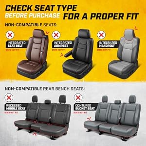 Cat MeshFlex Automotive Seat Covers for Cars Trucks and SUVs – Gray Car Seat Covers for Front Seats, Truck Seat Protectors with Comfortable Mesh Back, Set of 2 — photo 2 of 6