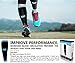 SB SOX Compression Calf Sleeves (20-30mmHg) for Men & Women - Perfect Option to Our Compression Socks - For Running, Shin Splint, Medical, Travel, Nursing, Cycling, and Leg Pain (Black/Blue, Medium)