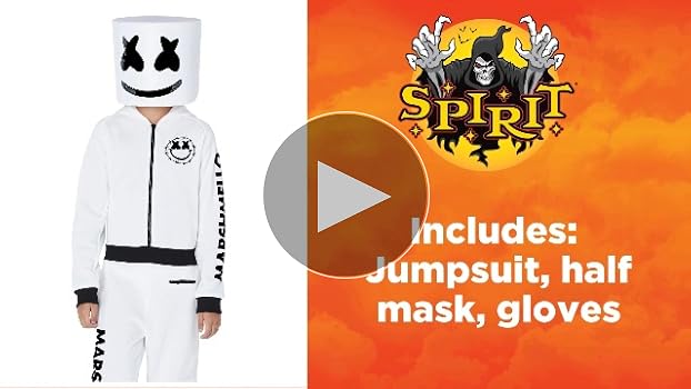 Spirit Halloween Kids Marshmello Jumpsuit Costume - XL : Amazon.ca