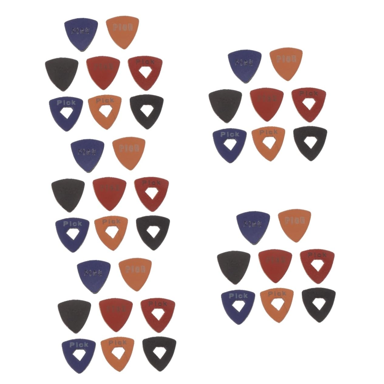 BESTonZON 40pièces Médiators De Guitare Colorés Accessoires Pour Guitare Électrique Et Acoustique Et Élégant