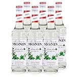 Monin Mojito Mint Syrup 70cl Case of 6, Transparent