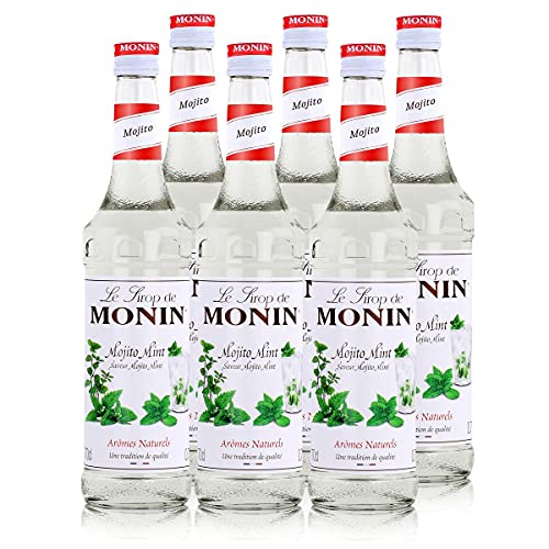 Monin Mojito Mint Syrup 70cl Case of 6, Transparent