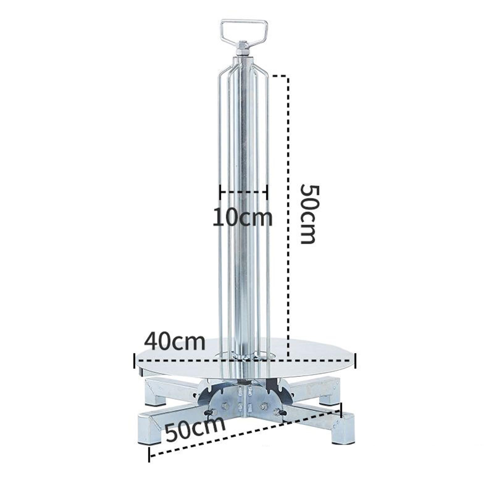 Portabobine di Filo Pieghevole, Dispenser per Bobine di Cavi, con velocità di Rotazione Regolabile, Piastre in Acciaio Multistrato Rimovibili, per Bobine di Filo Elettrico da 1,5-16 Mm²