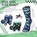 Haysandy 6 Pairs Christmas Gifts Motorcycle Socks for Men Father Friend Husband Transportation Gifts for Motorcycle Riders Motorbike Lovers Accessories