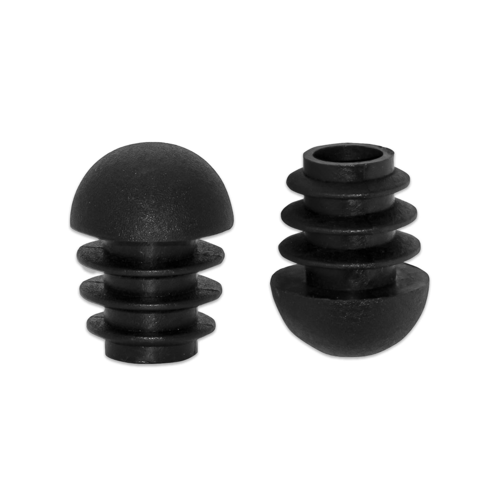Flyshop 20 Stuks 30 x 30mm Vierkante Plastic Pluggen Duurzame Buis Pluggen Eindkap Gat Pluggen Buis Inserts, Vloer Beschermers Stoel Glijders Voor Stoelpoten En Buizen, Zwart