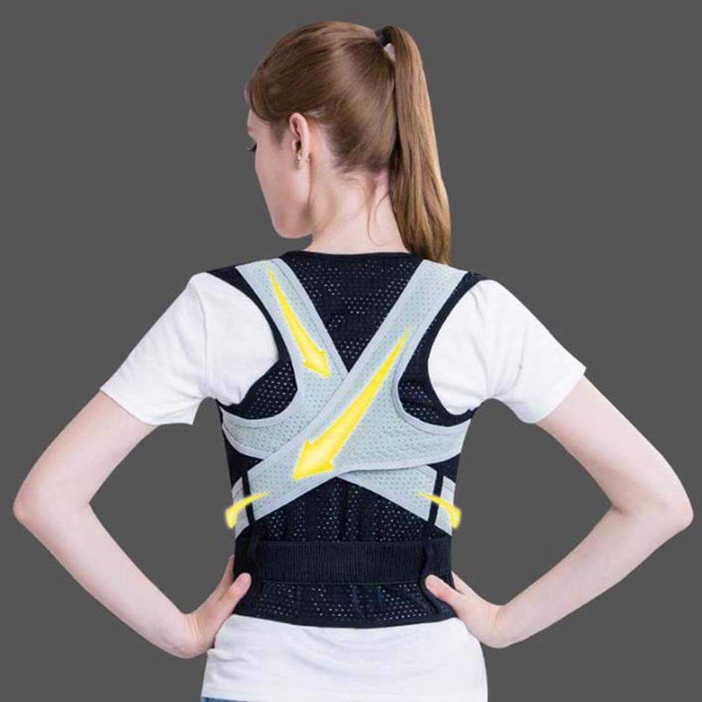 Bene Correttore Postura per Uomo e Donna - Fascia posturale Spalle e Schiena Dritta - Correttore posturale Anti cifosi - Raddrizza Spalle Ortopedico Unisex, 3XL