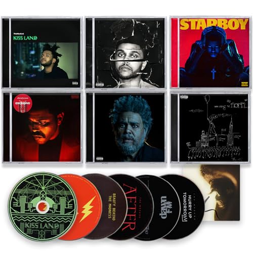 Image of The Weeknd Complete Studio Album Kiss Land / Beauty Behind The Madness / After Hours / Dawn FM / Hurry Up Tomorrow