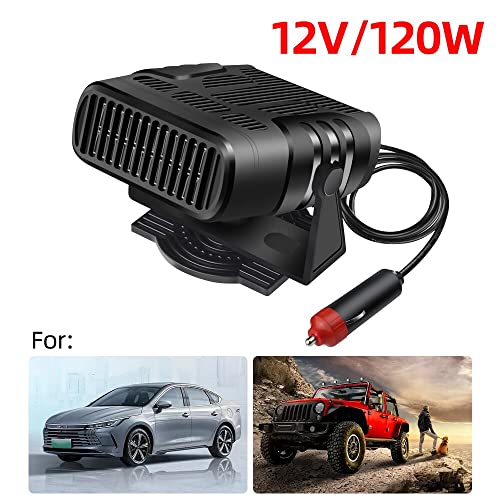 Aquecedor de carro portátil 12V/24V 120W 200W Aquecimento Elétrico Refrigeração Auto Ventilador de P