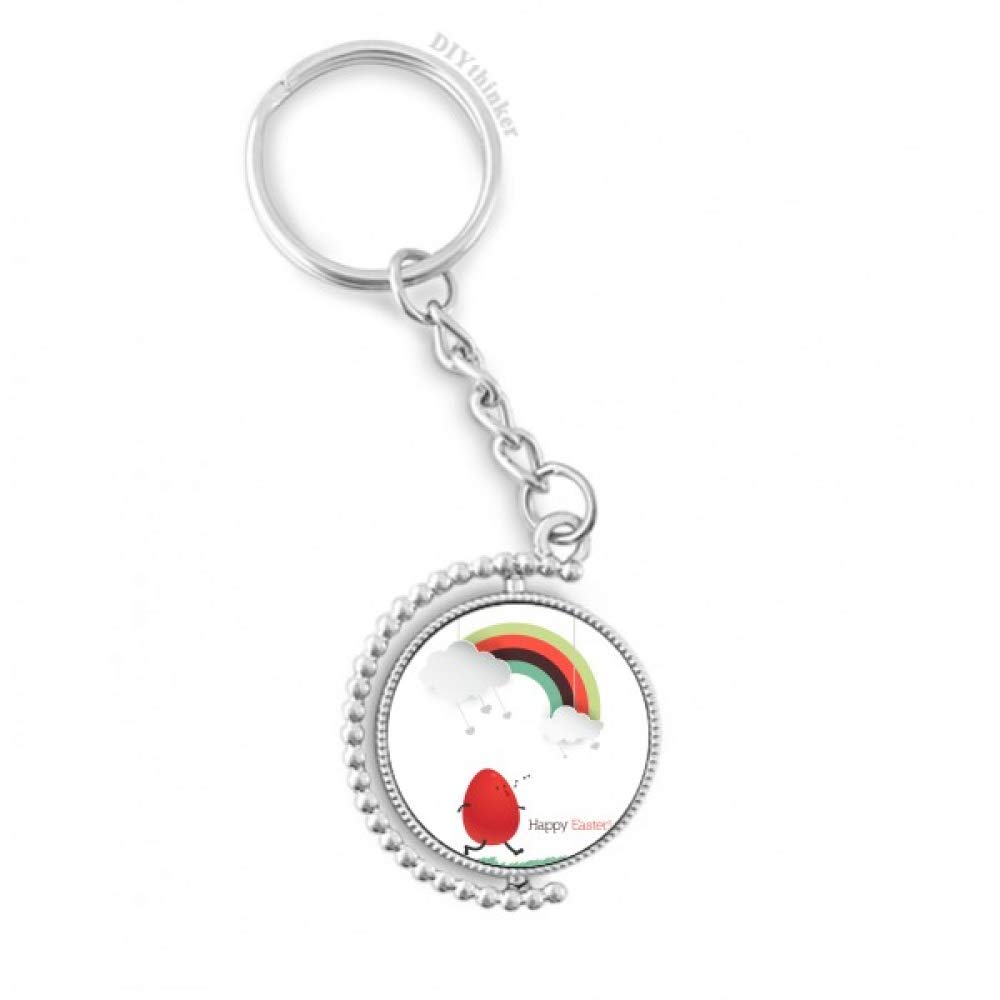 Llavero de Pascua giratorio antienredos con anillo circular Pilgrim 4