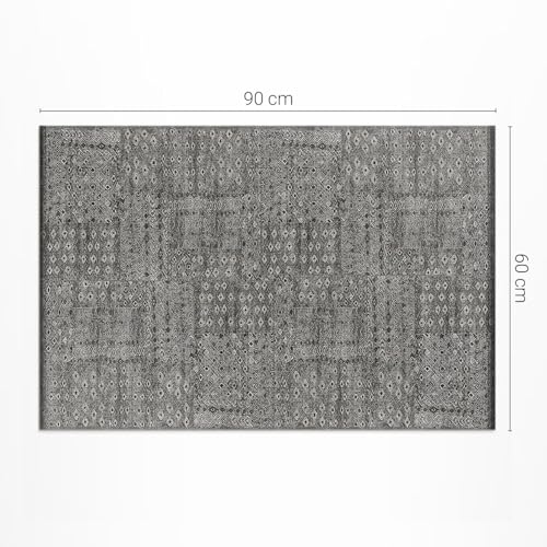 Tapis extérieur résistant à la décoloration et imperméable en PVC rectangle 60x90 - 4