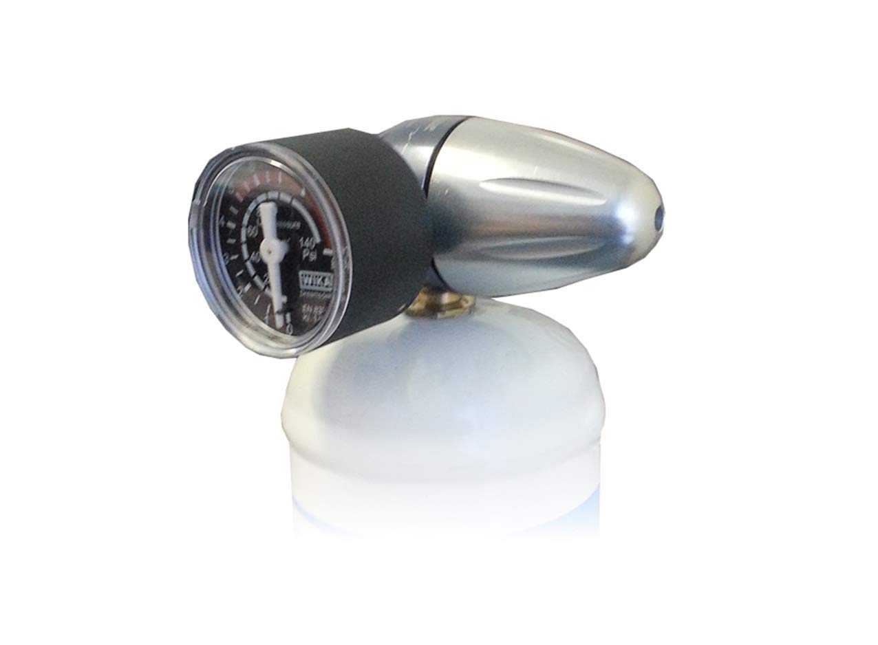 Riduttore Di Pressione CO2 ForHome | Per Bombole Usa E Getta Da 600gr | Filetto 11x1mm | Uscita 1/8" F | Regolabile 0-6 Bar - Foto 4