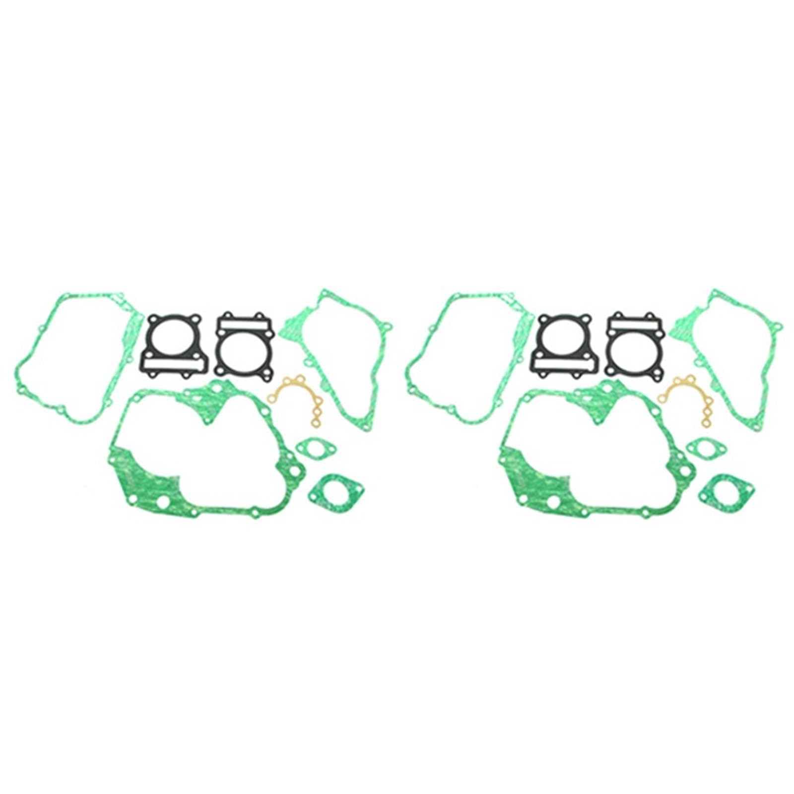 Junta del motor de la motocicleta Kit de juntas de motor para motos Zongshen Daytona Anima de 190 cc, 2 válvulas, arranque eléctrico Z190ZS1P62YML-2 Pit Dirt Monkey(2sets)