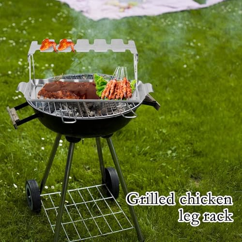 Grille de cuisse de poulet pour gril facile à utiliser sans attacher - 4