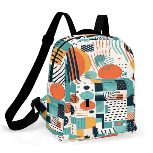 Mochila impermeable y cómoda de tela Oxford para mujer con base sólida para laptop