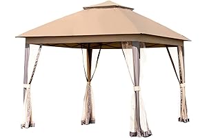 Pampic Gazebo Replacement Canopy Top Cover for Enhanced Performance