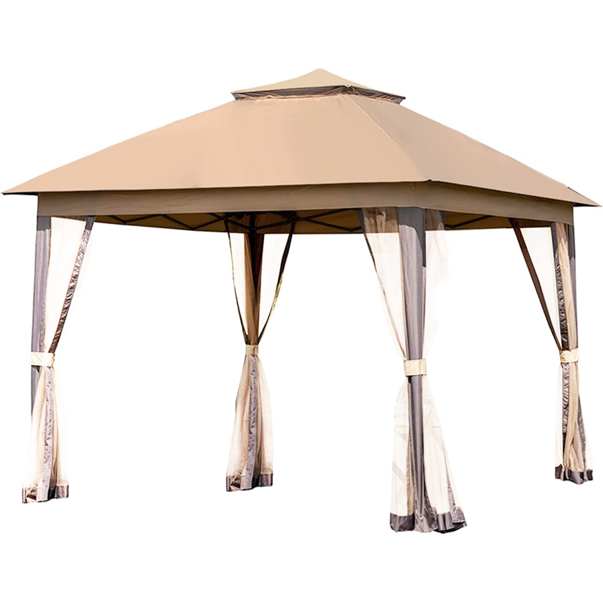 Garden Winds Custom Fit Replacement Canopy Top Cover Compatible with The Pamapic 11 x 11 Shelter Tent - Upgraded Performance RIPLOCK 350 Fabric-image-45