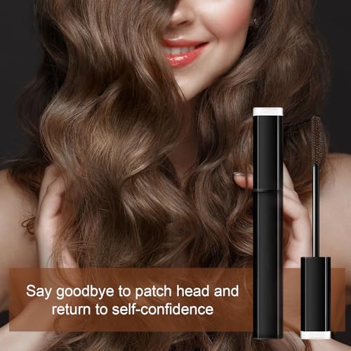 3 Pcs Haarmascara Haar Mascara Hair Mascara Haaransatz Kaschieren Grauhaarabdeckung Frauen Haaransatz Stift Haarfärbestift Waschbar Geeignet zum Abdecken Grauer Haare Kaffeebraun 15ml/Pcs