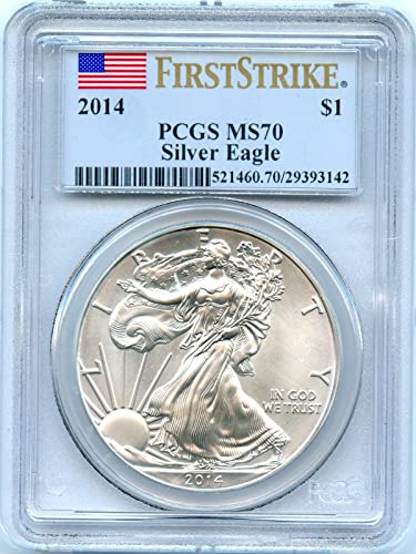 2014 American Silver Eagle FIRST STRIKE $1 MS70 PCGS