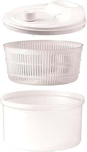 Ensalada Spinner Lechuga Secadora de Vertedero de Verduras Lavadora de Cuenco de Drenaje